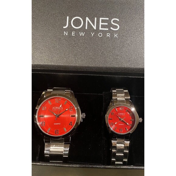 Jones New York Alexander And Anna Matching Watch His And Her Set New In Box - Picture 3 of 8